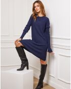 Robe en Cachemire mélangé Groland marine