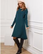 Robe en Cachemire mélangé Groland verte