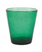 6 groene waterglazen Cancun - 33 cl