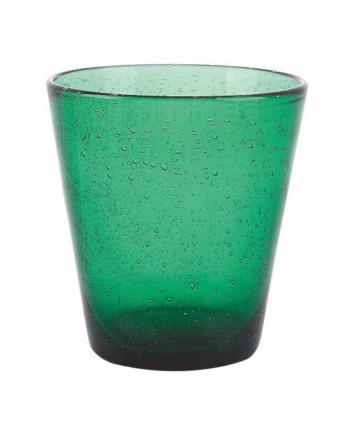 6 groene waterglazen Cancun - 33 cl