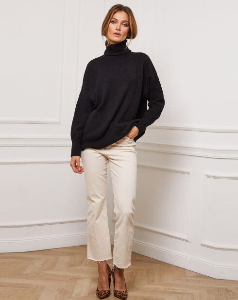 Pull en Cachemire mélangé Kaboul noir