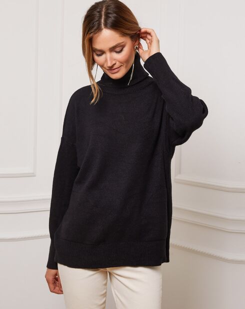 Pull en Cachemire mélangé Kaboul noir