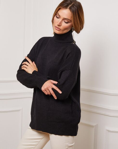 Pull en Cachemire mélangé Kaboul noir