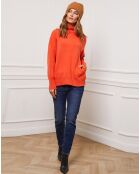 Pull en Cachemire mélangé Kaboul orange