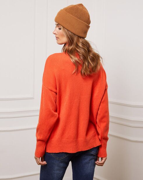 Pull en Cachemire mélangé Kaboul orange