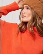 Pull en Cachemire mélangé Kaboul orange