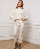 Ecrufarbener Pullover Balencia