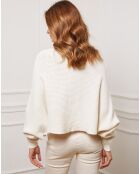 Ecrufarbener Pullover Balencia