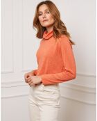 Dibala orangener Pullover