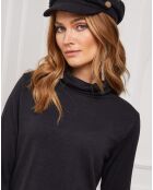 Dibala schwarzer Pullover