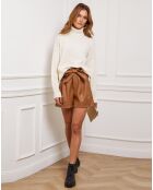 Pull en Cachemire mélangé Kaboul écru