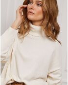 Pull en Cachemire mélangé Kaboul écru