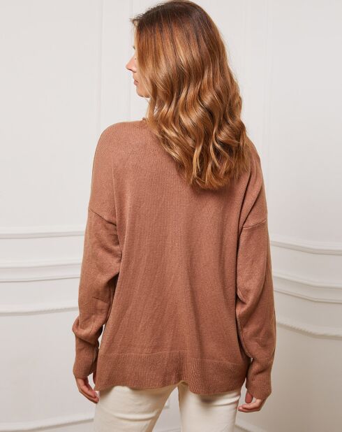 Pull en Cachemire mélangé Kaboul camel