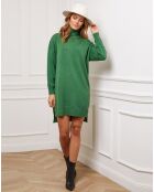 Robe en Cachemire mélangé Abufera verte