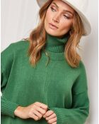 Robe en Cachemire mélangé Abufera verte