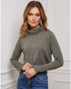 Khakifarbener Pullover Dibala