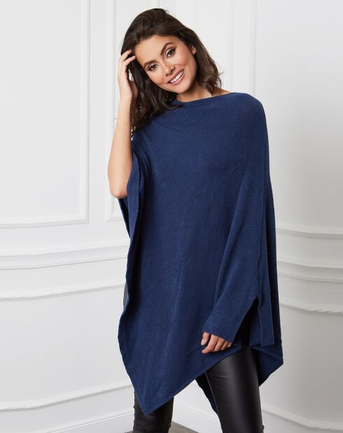 Fano marine poncho van kasjmiermix