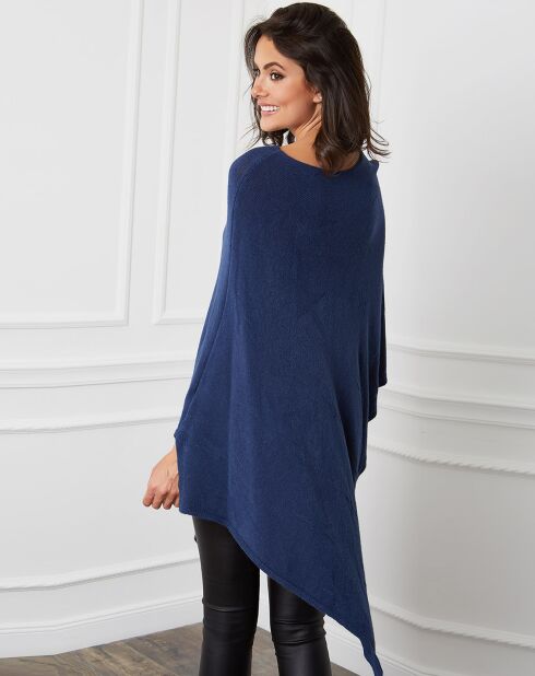 Fano marine poncho van kasjmiermix