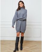 Abito Halof grigio in misto cashmere
