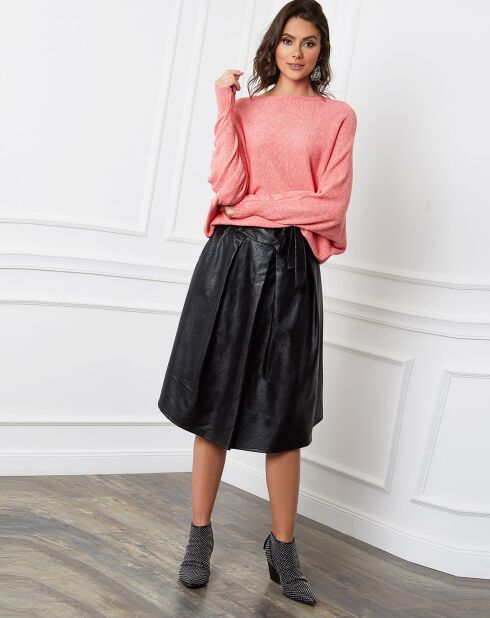 Pull en Cachemire mélangé Dragor saumon