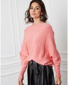 Pull en Cachemire mélangé Dragor saumon