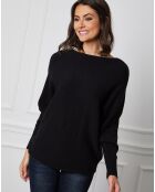 Pull en Cachemire mélangé Dragor noir