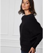 Pull en Cachemire mélangé Dragor noir