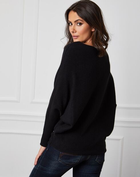 Pull en Cachemire mélangé Dragor noir