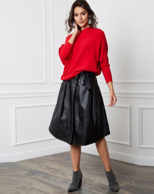Pull en Cachemire mélangé Dragor rouge