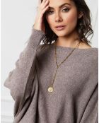 Pull en Cachemire mélangé Dragor taupe