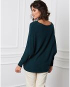 Pull en Cachemire mélangé Dragor vert