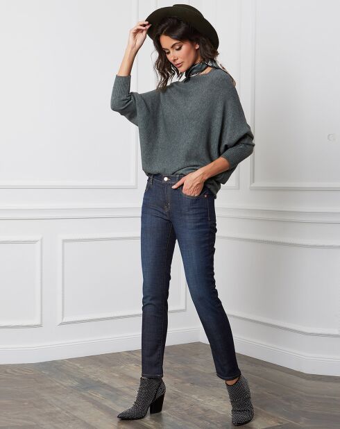 Pull en Cachemire mélangé Dragor kaki