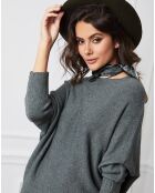 Pull en Cachemire mélangé Dragor kaki