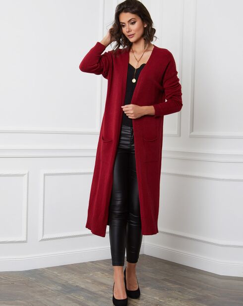 Gilet en Cachemire mélangé Balle rouge