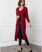 Gilet en Cachemire mélangé Balle rouge