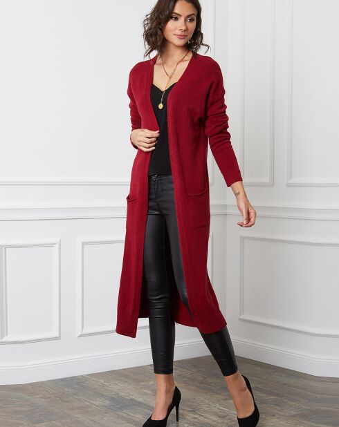 Gilet en Cachemire mélangé Balle rouge