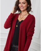 Gilet en Cachemire mélangé Balle rouge