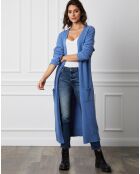 Gilet en Cachemire mélangé Balle indigo