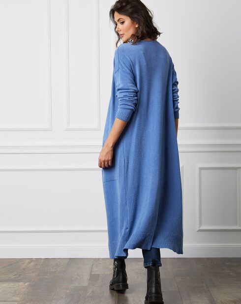 Gilet en Cachemire mélangé Balle indigo