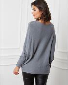 Pull en Cachemire mélangé Dragor gris foncé