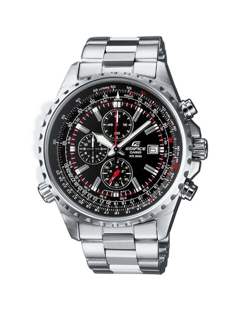 Montre Homme Edifice en Acier inoxydable argentée