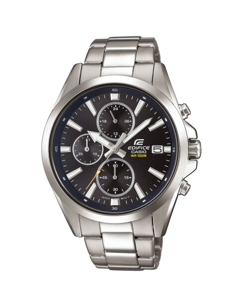 Montre Homme Edifice en Acier inoxydable argentée