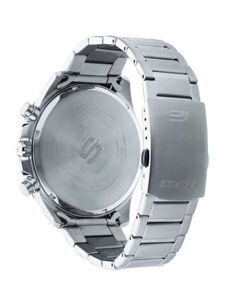 Zilverkleurig herenhorloge van roestvrij staal Edifice