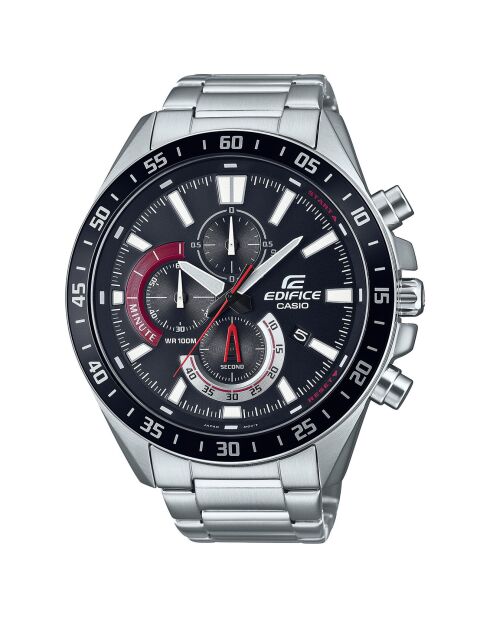 Montre Homme Edifice en Acier inoxydable argentée