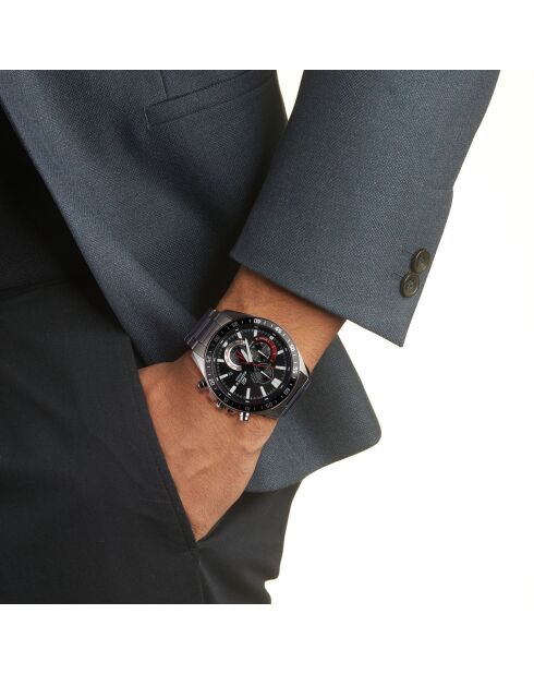 Montre Homme Edifice en Acier inoxydable argentée