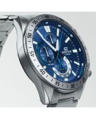 Montre Homme Edifice en Acier inoxydable argentée