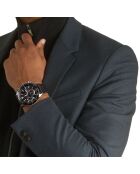 Montre Homme Edifice en Cuir noire