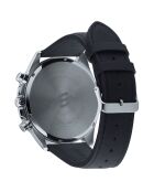 Montre Homme Edifice en Cuir noire