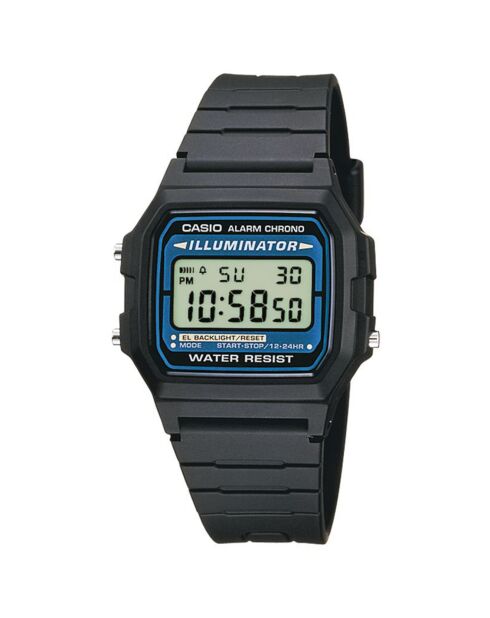 Montre Homme Collection en Résine noire