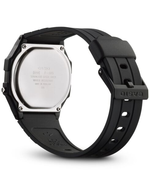 Montre Homme Collection en Résine noire